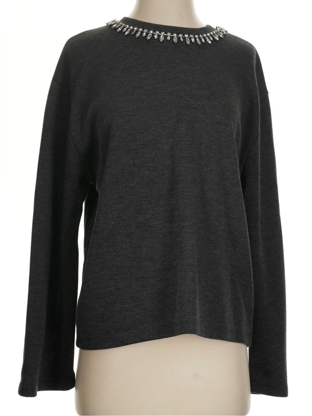 Zara embellished collared sweater small NWT - Picture 2 of 5